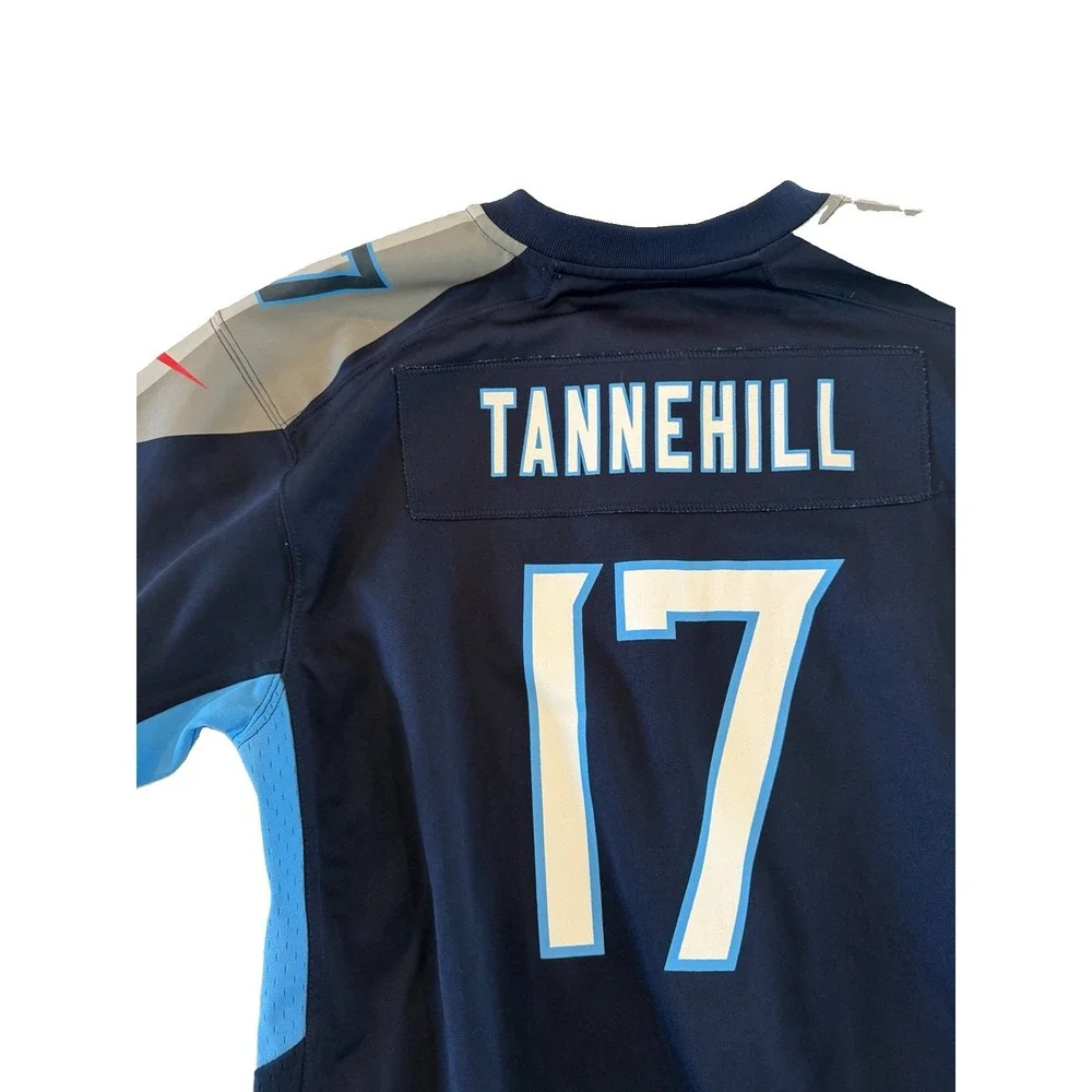 Nike NFL Titans Ryan Tannehill #17 Jersey On Field Youth XL 18-20 Navy On Field